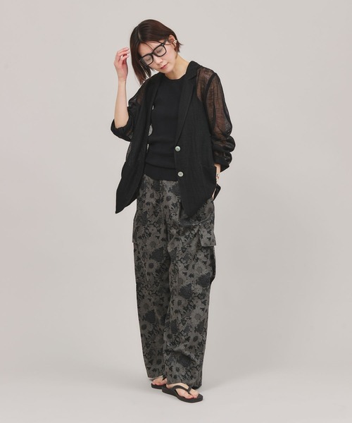 Curensology（カレンソロジー） カーゴパンツ FREE ブルー レディース