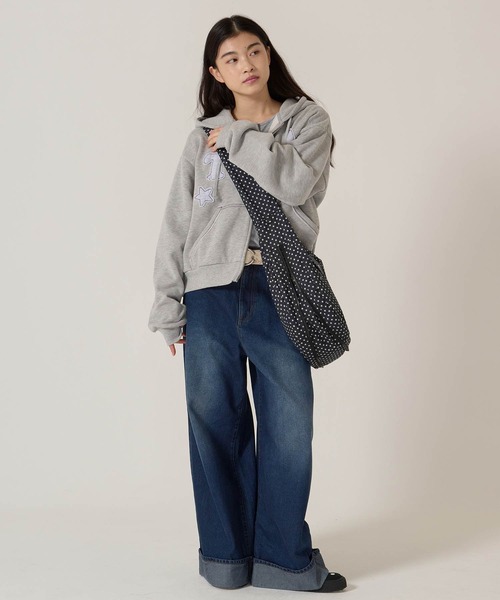 TINA：JOJUN（ティーナジョジュン） ワイドパンツ ジーンズ デニム