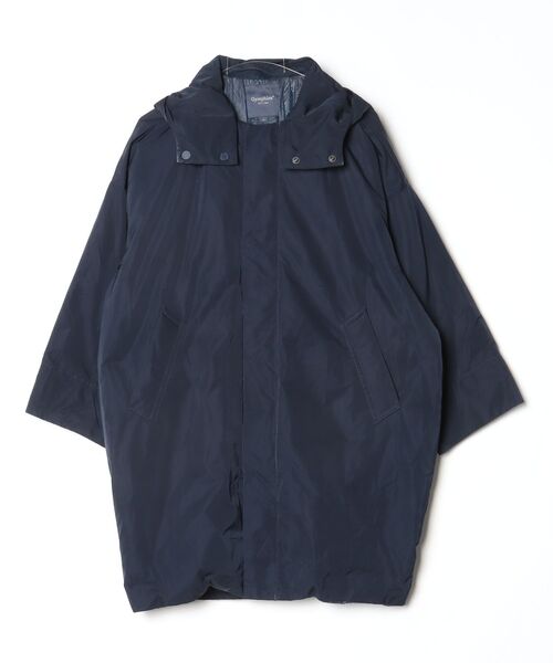 ジムフレックス　 フード付ロングダウンコート　ネイビー 美品 GYMPHLEX（ジムフレックス） ダウンコート 14 ネイビー レディース