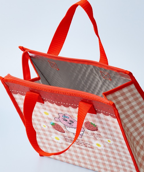THE BAREFOOT ハンドバッグ 「 おぱんちゅうさぎ 」 ストロベリー
