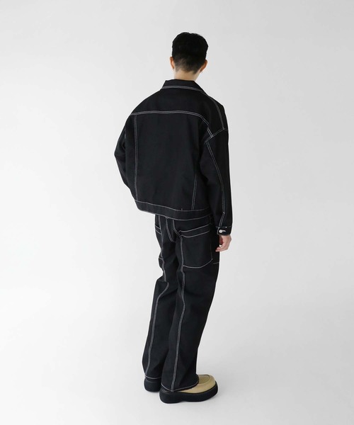 「minsobi」 デニムジャケット FREE ブラック メンズ_画像8