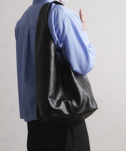 Regen Glanz トートバッグ synthetic leather simple bag