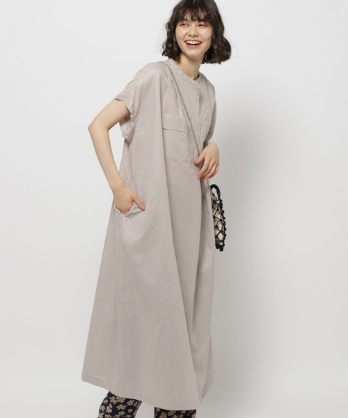 niko and…（ニコアンド） 半袖ワンピース FREE ライトグレー