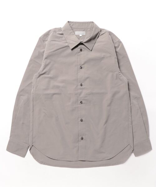 「ABAHOUSE GRAY」 長袖シャツ 46 モカ メンズ_画像2