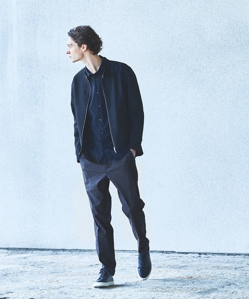 「ABAHOUSE GRAY」 長袖シャツ 46 モカ メンズ_画像3