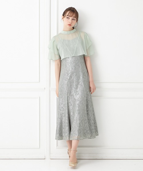「AIMER」 キャミソールワンピース SMALL イエロー レディースの画像