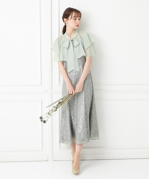 「AIMER」 キャミソールワンピース SMALL イエロー レディースの画像