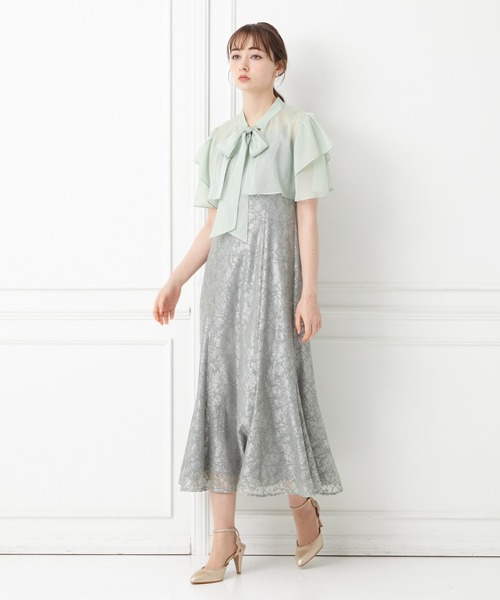 「AIMER」 キャミソールワンピース SMALL イエロー レディースの画像