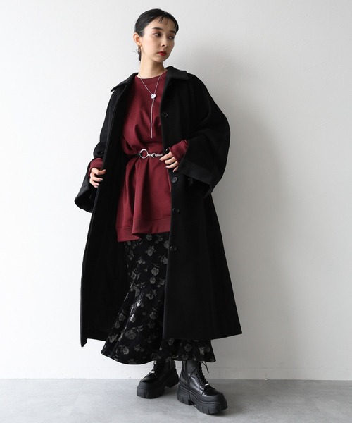 「HARE」 ステンカラーコート FREE ブラック系その他 レディース_画像9