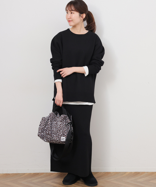 「JOURNAL STANDARD relume」 長袖ニット FREE チャコールグレー レディース_画像2