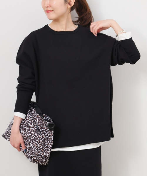 「JOURNAL STANDARD relume」 長袖ニット FREE チャコールグレー レディース_画像7