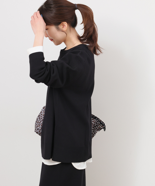 「JOURNAL STANDARD relume」 長袖ニット FREE チャコールグレー レディース_画像8