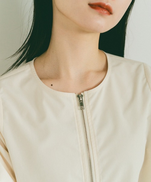 「VANNIE U」 長袖ワンピース FREE アイボリー レディース_画像4