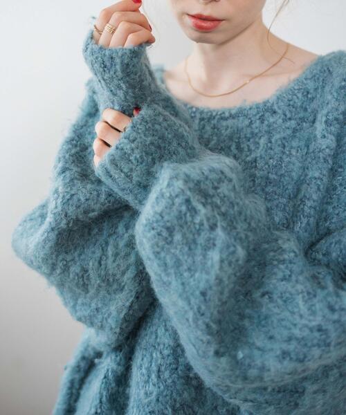 「WEGO」 長袖ニット FREE グレー レディース_画像5