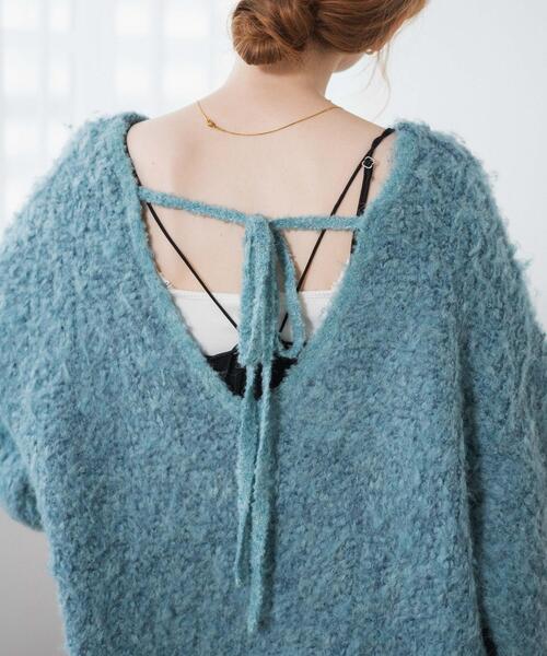 「WEGO」 長袖ニット FREE グレー レディース_画像6