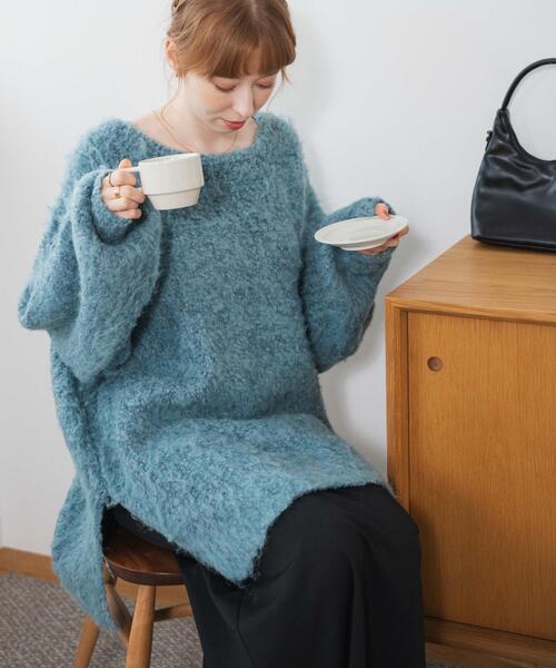 「WEGO」 長袖ニット FREE グレー レディース_画像8