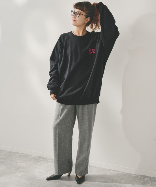 スピックアンドスパン Spick&Span スエットライク ニット 新品 Spick