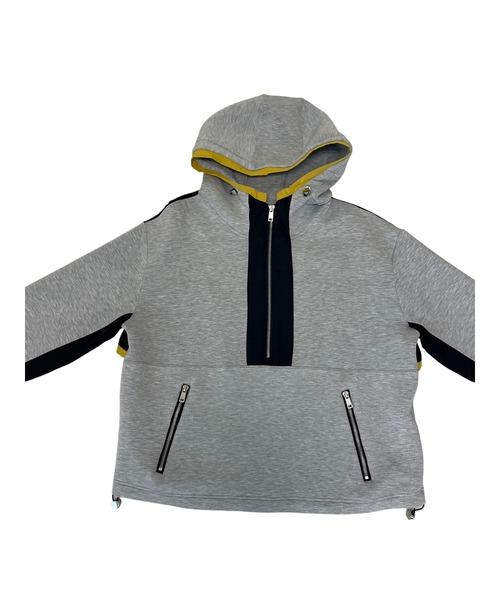 「DOLLUPOOPS」 ジップアップパーカー 38 グレー レディース_画像2