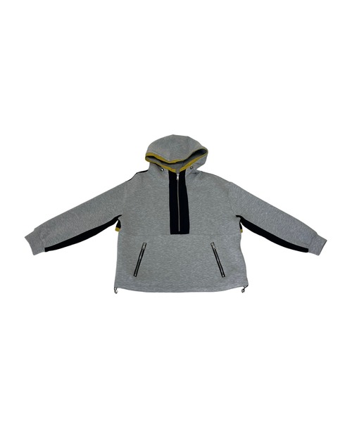 「DOLLUPOOPS」 ジップアップパーカー 38 グレー レディース_画像6