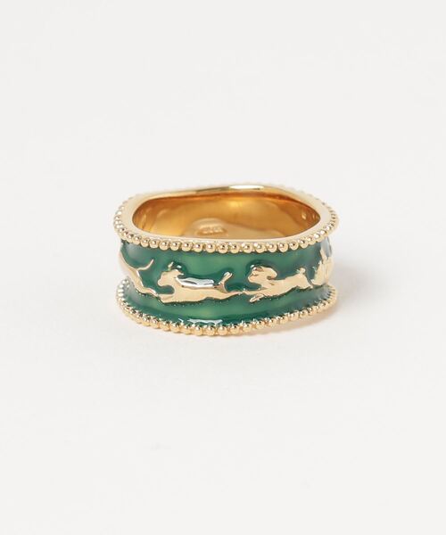 「NOJESS」 リング #13 グリーン系その他 レディース_画像2