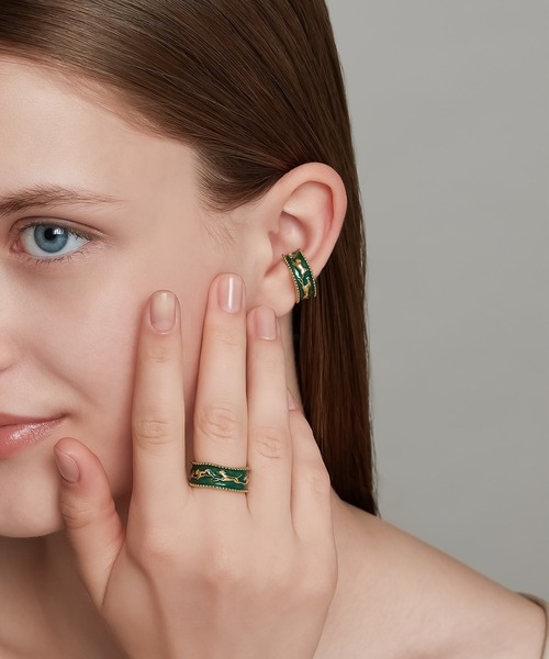 「NOJESS」 リング #13 グリーン系その他 レディース_画像7