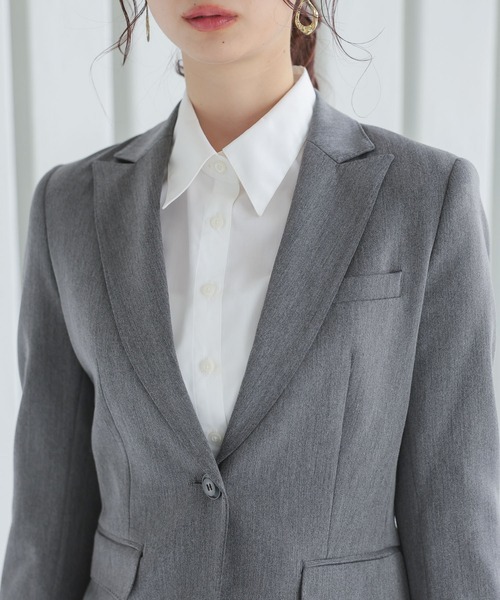 「DRESS PLUS」 パンツスーツ XX-LARGE ブラック レディース_画像2