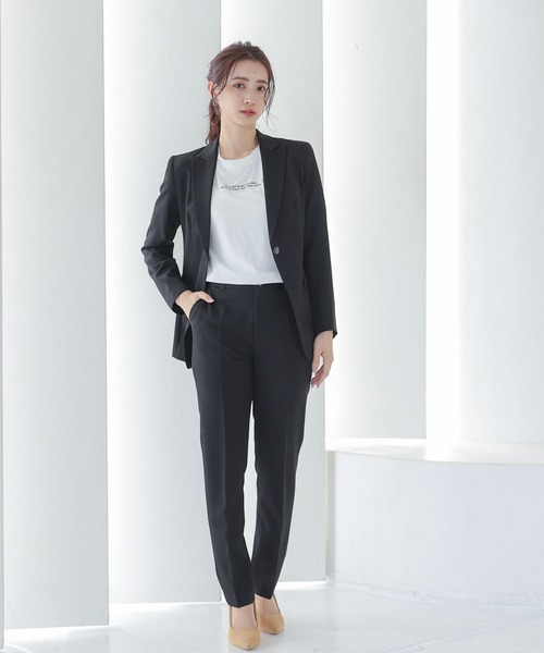 「DRESS PLUS」 パンツスーツ XX-LARGE ブラック レディース_画像9