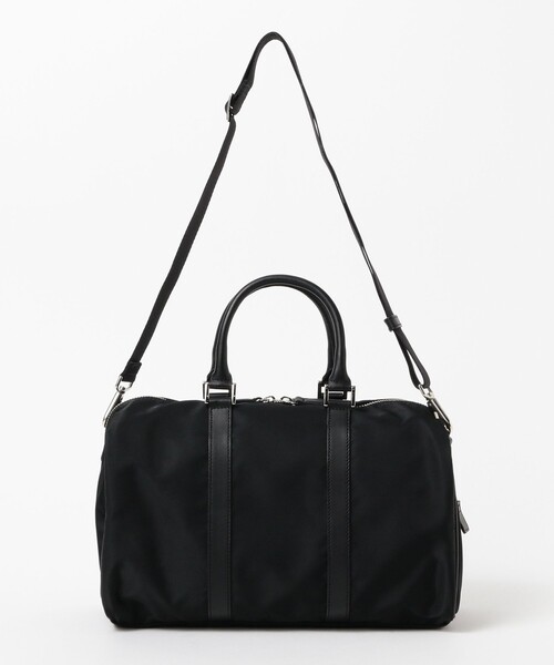 SLOW ボストンバッグ 「別注」SLOW / NYLON LEATHER DUFFLE BAG メンズ