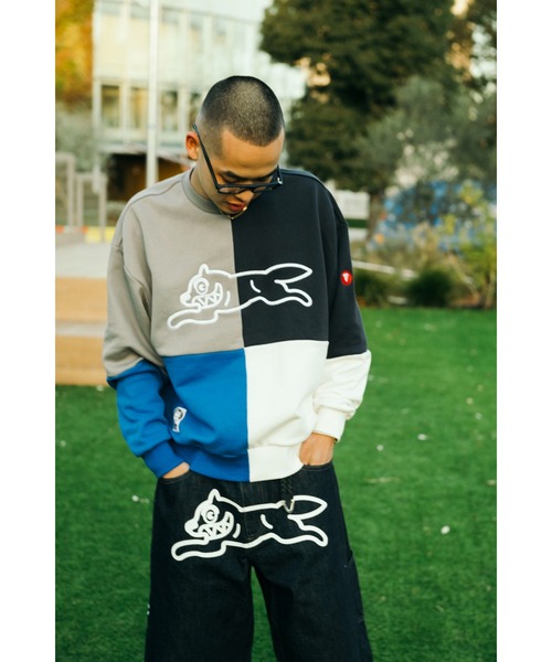 アンダーカバー 21AWアイスクリームスウェット黒XL ICECREAM（アイスクリーム） トレーナー スウェット EMBROIDERY LOGO