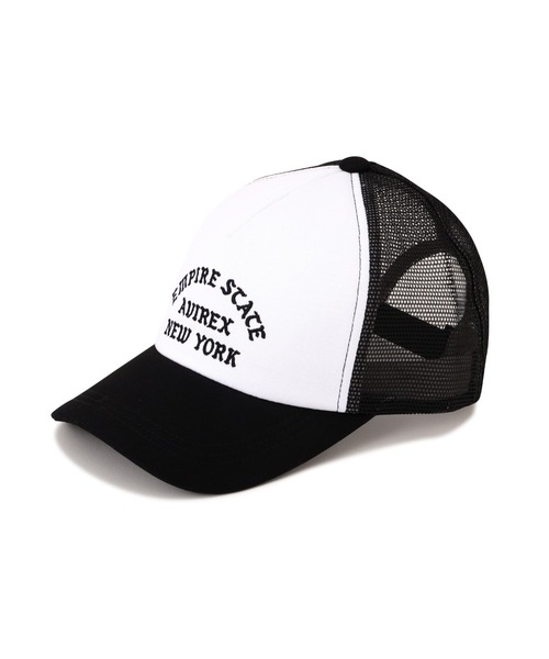 AVIREX ウィメンズ キャップ ホワイト/ブラック アヴィレックス AVIREX AVIREX NUMBERING MESH CAP （ホワイト） -靴