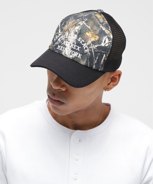 AVIREX ウィメンズ キャップ ホワイト/ブラック AVIREX（アヴィレックス） キャップ 帽子 「直営店限定」SUNSHADE CAP