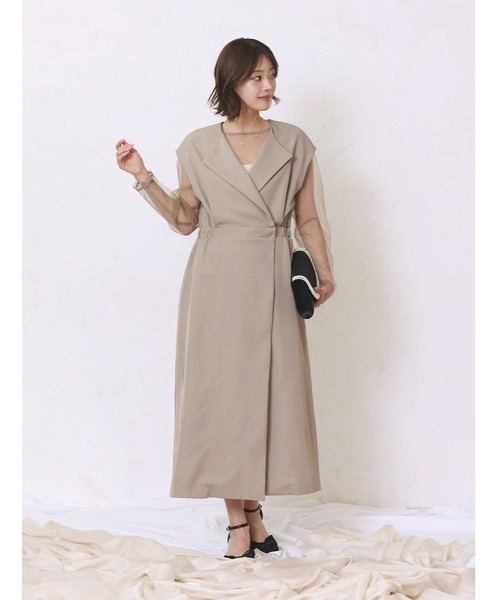 fifth（フィフス） ワンピース 「2点SET」シアートップス×ジレ