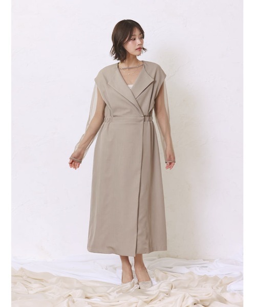 fifth（フィフス） ワンピース 「2点SET」シアートップス×ジレ