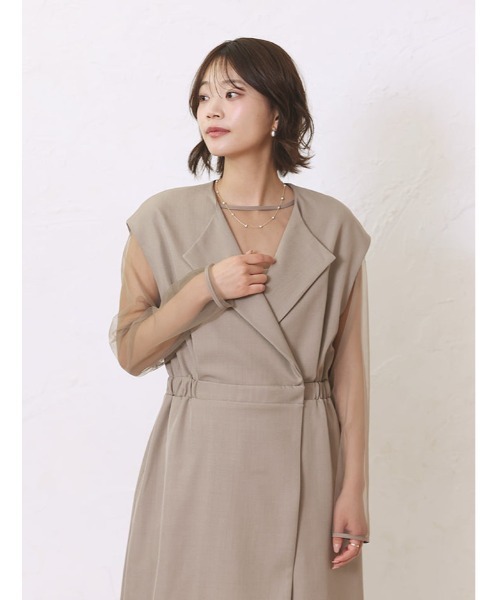 fifth（フィフス） ワンピース 「2点SET」シアートップス×ジレ
