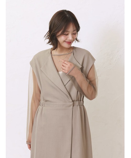 fifth（フィフス） ワンピース 「2点SET」シアートップス×ジレ