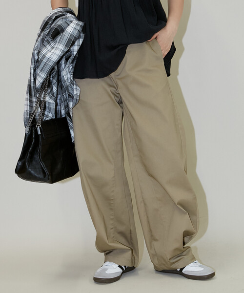 Dickies（ディッキーズ） ワイドパンツ チノパン × PUBLUX
