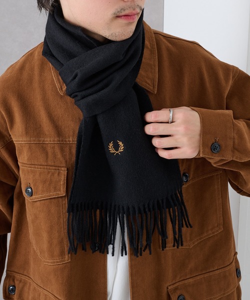 FRED PERRY（フレッドペリー） マフラー 「FRED PERRY」PLAIN WOVEN