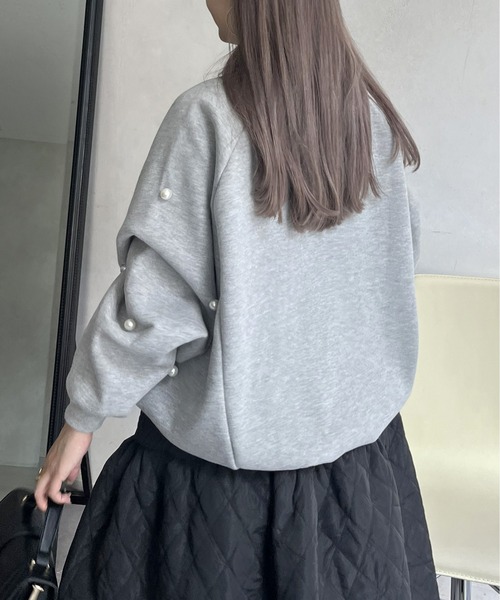 「prose verse」 スウェットカットソー MEDIUM アイボリー レディース_画像3