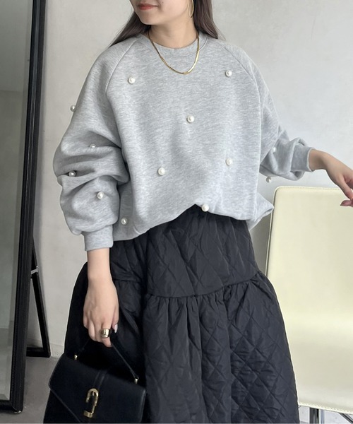 「prose verse」 スウェットカットソー MEDIUM アイボリー レディース_画像4