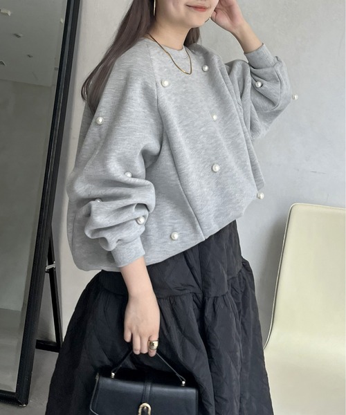 「prose verse」 スウェットカットソー MEDIUM アイボリー レディース_画像5