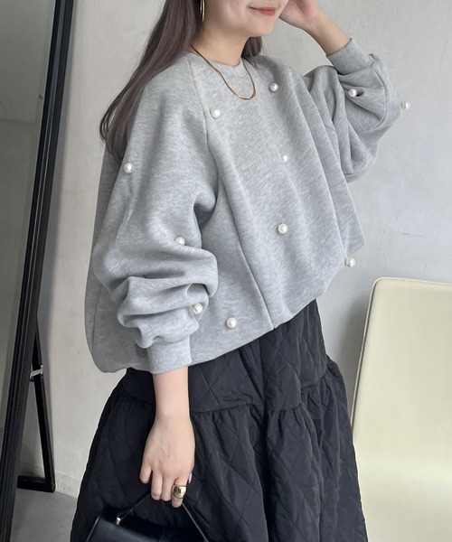 「prose verse」 スウェットカットソー MEDIUM アイボリー レディース_画像8
