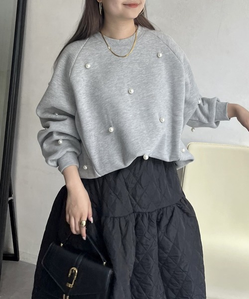 「prose verse」 スウェットカットソー MEDIUM アイボリー レディース_画像9