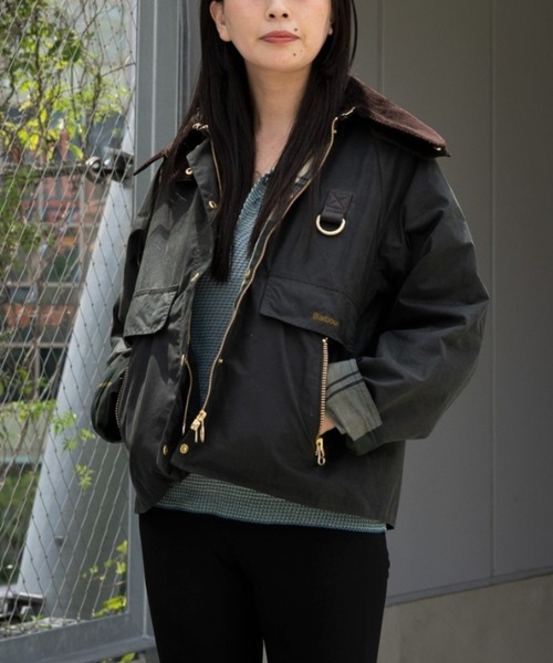 Barbour（バブアー） ブルゾン LARGE セージグリーン レディース 