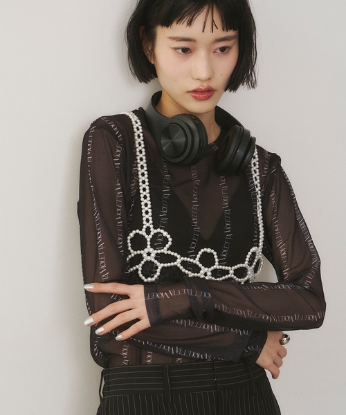 「VIOLETTA」 サスペンダー FREE ホワイト レディース_画像2