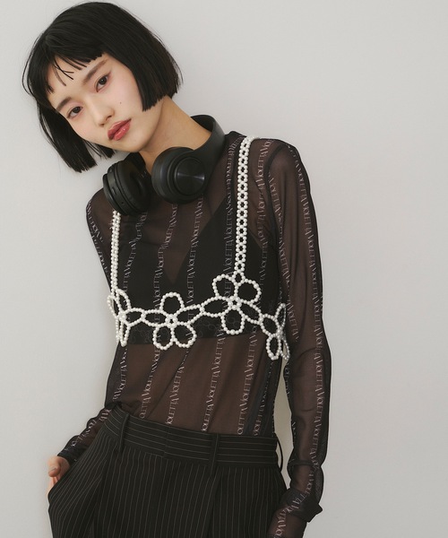 「VIOLETTA」 サスペンダー FREE ホワイト レディース_画像3