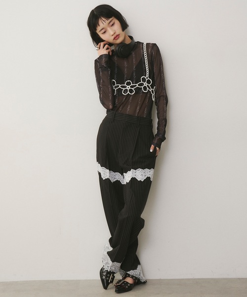 「VIOLETTA」 サスペンダー FREE ホワイト レディース_画像9