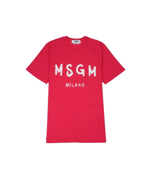 MSGM（エムエスジーエム） tシャツ 「NEW」MSGM ブラッシュロゴTシャツ