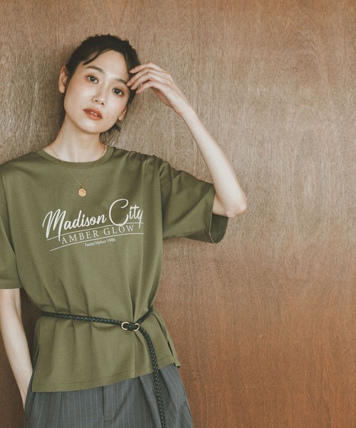 GLOBAL WORK（グローバルワーク） tシャツ 半袖 リッチクリーン