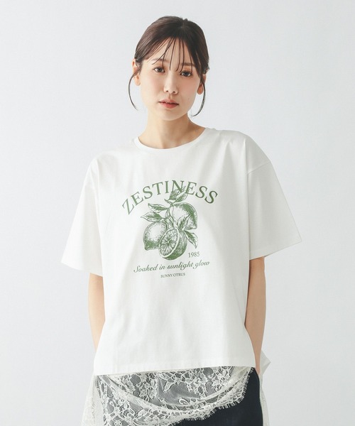 GLOBAL WORK（グローバルワーク） tシャツ リッチクリーンプリントT