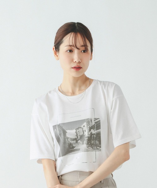 GLOBAL WORK（グローバルワーク） tシャツ リッチクリーンプリントT
